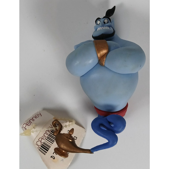 Disney Enesco Aladdin Christmas Ornament Holiday Wishes Genie In Magic Lamp - Picture 3 of 7